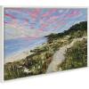 image:imageKate and Laurel Sylvie Traverse City Framed Canvas Wall Art by Emily Kenney 23x33 White Contemporary Nature Coastal Art