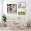 image:imageKate and Laurel Sylvie Vasily Kandinsky Improvisation No 30 Cannons 1913 Framed Canvas Wall Art by The Art Institute of Chicago 30x30 Gold Decorative Museum Series Art Print for Wall