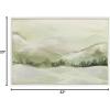 image:imageKate and Laurel Sylvie Winter Landscape 3 Framed Canvas Wall Art by Annie Quigley 23x33 White Nature Holiday Snow Art for Wall