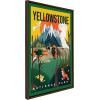 image:imageKate and Laurel Sylvie Yellowstone Park Framed Canvas Wall Art by The Whiskey Ginger 23x33 Brown Decorative Vintage Travel Art for Wall