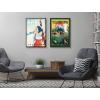 image:imageKate and Laurel Sylvie Yellowstone Park Framed Canvas Wall Art by The Whiskey Ginger 23x33 Brown Decorative Vintage Travel Art for Wall