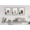 image:imageKate and Laurel Sylvie You can Call me Doug Im in IT Framed Canvas Wall Art by The Creative Bunch Studio 18x24 Gray Whimsical Dog Art for Office