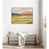image:imageKate and Laurel Vibrant Rhythm Framed Canvas Wall Art by Nikita Jariwala 42 x 32 Sylvie Natural Bohemian Landscapes Nature Art for Wall Decor Living Room Bedroom