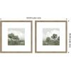 image:imageShades of Olive No 1 amp No 2 2 Piece Framed Wall Art Print Set by Mary Sparrow
