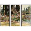 image:imageKate and Laurel Cypress Trees at San Vigilio Lake Garda John Singer Sargent 3 Piece Framed Wall Art Print Set by Nostalgia Prints Theo Black Silver Narrow Modern Contemporary Landscape Art for Wall