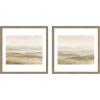 image:imageKate and Laurel Fading Fields III amp IV 2 Piece Framed Wall Art Print Set by Amy Lighthall Florence Light Brown Modern Contemporary Landscape Art for Wall Decor
