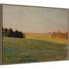 image:imageKate and Laurel Framed Canvas Wall Art Print Evening 1910 Jan Ciaglinski by Nostalgia Prints 38 x 28 Sylvie Walnut Frame Traditional Landscape Art for Wall Decor