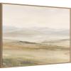 image:imageKate and Laurel Framed Canvas Wall Art Print Fading Fields III by Amy Lighthall 42 x 32 Sylvie Beaded Rustic Natural Frame Modern Contemporary Landscape Art for Wall Decor