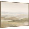 image:imageKate and Laurel Framed Canvas Wall Art Print Fading Fields IV by Amy Lighthall 42 x 32 Sylvie Dark Gold Frame Modern Contemporary Landscape Art for Wall Decor