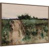 image:imageKate and Laurel Framed Canvas Wall Art Print Landscape Sketch by De Lancey Gill by The Smithsonian American Art Museum 38 x 28 Sylvie Walnut Frame Rustic Farmhouse Landscape Art for Wall Decor