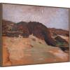 image:imageKate and Laurel Framed Canvas Wall Art Print Landscape Varberg Richard Bergh by Nostalgia Prints 42 x 32 Sylvie Walnut Frame Traditional Landscape Art for Wall Decor