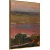 image:imageKate and Laurel Framed Canvas Wall Art Print Pink River Jan Stanislawski by Nostalgia Prints 28 x 38 Sylvie Natural Frame Modern Contemporary Landscape Art for Wall Decor