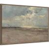 image:imageKate and Laurel Framed Canvas Wall Art Print Reflections on the Sea by ALbert Baertsoen by Nostalgia Prints 33 x 23 Sylvie Walnut Frame Traditional Landscape Art for Wall Decor