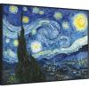 image:imageKate and Laurel Framed Canvas Wall Art Print The Starry Night Vincent van Gogh by The Art Institute of Chicago 42 x 32 Sylvie Beaded Black Frame Modern Contemporary Landscape Art for Wall Decor