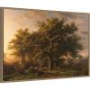 image:imageKate and Laurel Framed Canvas Wall Art Print Vintage Landscape PDXC24105a by Corinna Buchholz of Piddix 33 x 23 Sylvie Dark Gold Frame Traditional Landscape Art for Wall Decor