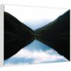image:imageKate and Laurel Minimalist Mountain Lake Reflection at Sunrise Framed Canvas Wall Art by Michael Schauer 42 x 32 Sylvie White Modern Landscapes Art for Wall Decor Living Room Bedroom