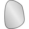 image:imageKate and Laurel Ponder Modern Irregular Wall Mirror 22 x 30 Black MidCentury Decorative Wavy Puddle Hanging Mirror for Asymmetrical Home Decor Style