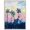 image:imageKate and Laurel Sylvie Apache Junction Sunset Framed Canvas Wall Art by Rachel Christopoulos 18x24 White Coastal Art Print for Wall
