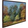 image:imageKate and Laurel Sylvie Forest Autumn All Day Framed Canvas Wall Art by Nel Whatmore 28x38 Brown Nature Trees Landscape Art for Wall