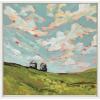 image:imageKate and Laurel Sylvie North Dakota Framed Canvas Wall Art by Emily Kenney 22x22 White Rustic Countryside Landscape Art