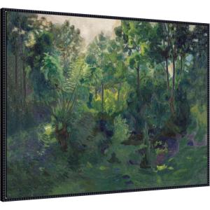 image:imageKate and Laurel Framed Canvas Wall Art Print Wooded Landscape 1900 Thorvald Erichsen by Nostalgia Prints 42 x 32 Sylvie Beaded Black Frame Traditional Landscape Art for Wall Decor