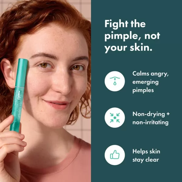 Hero Cosmetics Pimple Correct Acne Clearing Gel Pen  Maximum Strength 2 Salicylic Acid NonDrying Formula for Early Stage and Emerging Pimples 1 Count