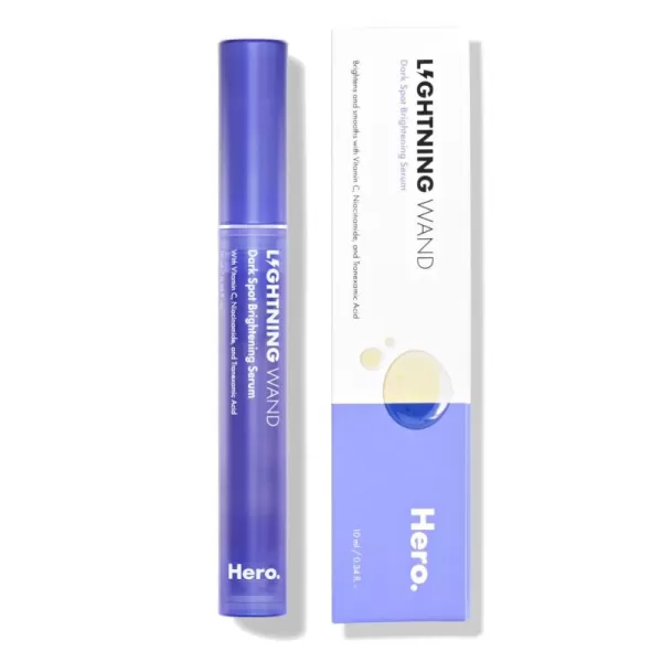 Hero Cosmetics Lightning Wand  Brightening Serum for Fading PostBlemish Dark Spots with Botanicals  Fragrance and Paraben Free 10 ml 034 fl oz