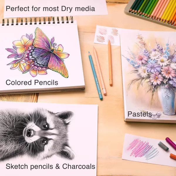 imageARTISTO Sketching Pads 9x12 ampamp Sketching Art Set 20 Items Bundle