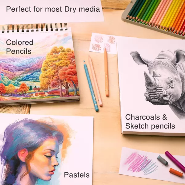 imageArtisto Sketch Book Set and Drawing Pencil Set Bundle
