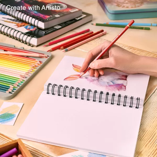 imageArtisto Sketch Book Set and Drawing Pencil Set Bundle