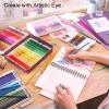 imagePremium Watercolor Pencils  Set of 72 Quality 35mm Soft Core Leads WaterSoluble Pencils Perfect for Beginner ampamp Advanced Artists