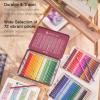 imagePremium Watercolor Pencils  Set of 72 Quality 35mm Soft Core Leads WaterSoluble Pencils Perfect for Beginner ampamp Advanced Artists