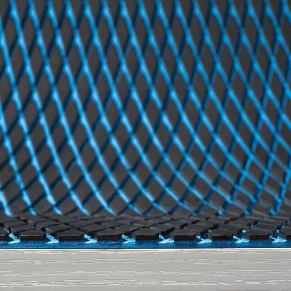 FOCEAN Boat Flooring  EVA Foam Boat Decking  Marine Flooring Marine Mats for Boats RV Yacht Kayak 945quotx 472quot236quot157quotBlack  Blue Lines