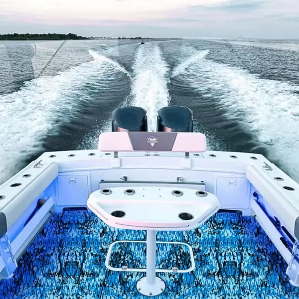 FOCEAN Boat Flooring EVA Foam Boat Decking Camo Marine Flooring SelfAdhesive Boat Mat Boat Carpet for Motorboat RV Yacht Kayak Surfboard 945quot x 472quot236quot157quotOcean Camo