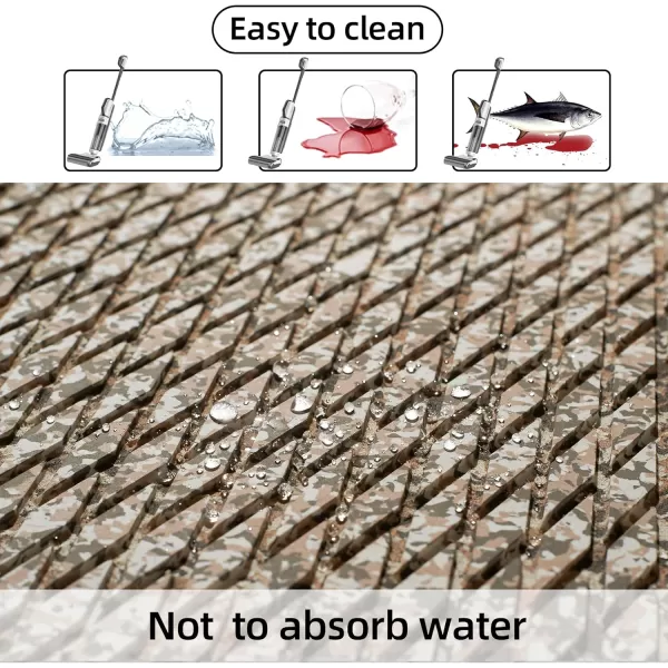 FOCEAN Boat Flooring EVA Foam Boat Decking Camo Marine Flooring SelfAdhesive Boat Mat Boat Carpet for Motorboat RV Yacht Kayak Surfboard 945quot x 472quot236quot157quotGravel Camo