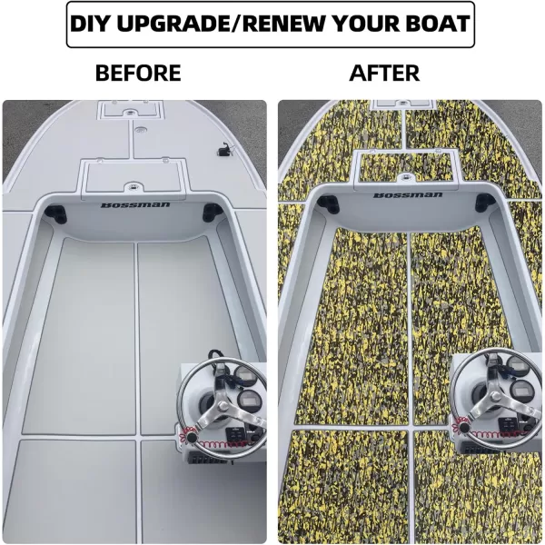 FOCEAN Boat Flooring EVA Foam Boat Decking Camo Marine Flooring SelfAdhesive Boat Mat Boat Carpet for Motorboat RV Yacht Kayak Surfboard 945quot x 472quot236quot157quotFlower Camo