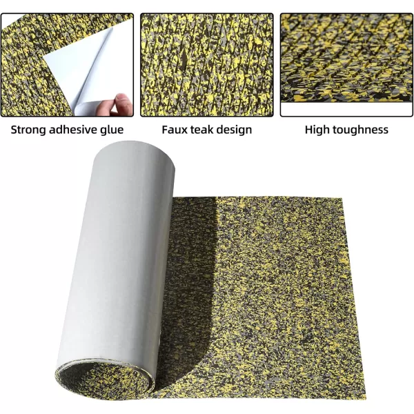 FOCEAN Boat Flooring EVA Foam Boat Decking Camo Marine Flooring SelfAdhesive Boat Mat Boat Carpet for Motorboat RV Yacht Kayak Surfboard 945quot x 472quot236quot157quotFlower Camo