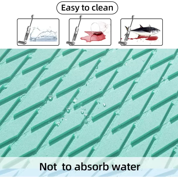 FOCEAN Boat Flooring EVA Foam Boat Decking Camo Marine Flooring SelfAdhesive Boat Mat Boat Carpet for Motorboat RV Yacht Kayak Surfboard 945quot x 472quot236quot157quotGreen