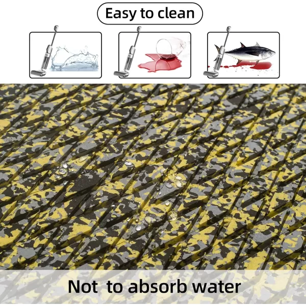 FOCEAN Boat Flooring EVA Foam Boat Decking Camo Marine Flooring SelfAdhesive Boat Mat Boat Carpet for Motorboat RV Yacht Kayak Surfboard 945quot x 472quot236quot157quotFlower Camo