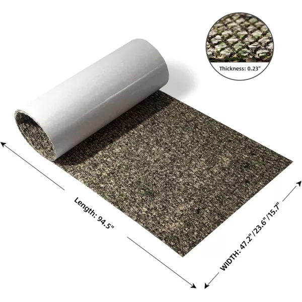 FOCEAN Boat Flooring EVA Foam Boat Decking Faux Teak Marine Flooring Boat Mat Boat Carpet Sheet for Motorboat RV Yacht Kayak Surfboard 945quotx 472quot354quot236quot157quotCamo Grass