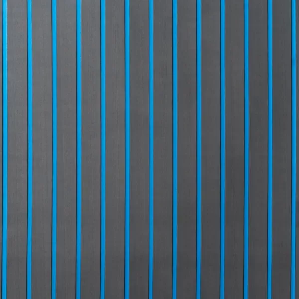 FOCEAN Boat Flooring EVA Foam Boat Decking Faux Teak Marine Flooring Boat Mat Boat Carpet Sheet for Motorboat RV Yacht Kayak Surfboard 945quotx 472quot354quot236quot157quotDark Grey With Blue Lines