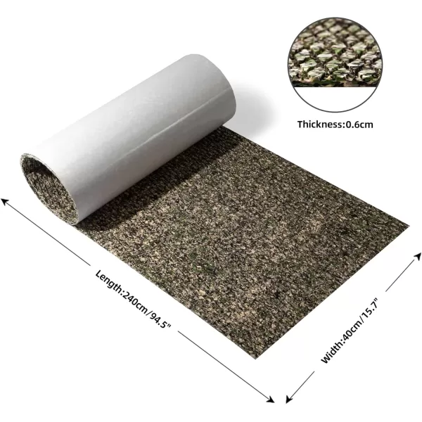FOCEAN Boat Flooring EVA Foam Boat Decking Faux Teak Marine Flooring Boat Mat Boat Carpet Sheet for Motorboat RV Yacht Kayak Surfboard 945quotx 472quot354quot236quot157quotCamo Grass
