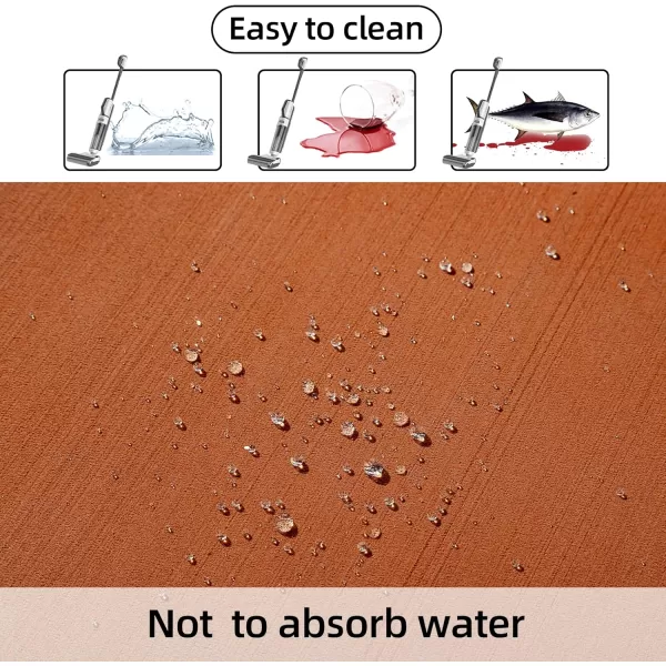 FOCEAN Boat Flooring EVA Foam Boat Decking Marine Flooring Brushed Texture Marine Mats for Boats Yacht Kayak RV 945quot x472quot 236quot157quotBrownBlack Back
