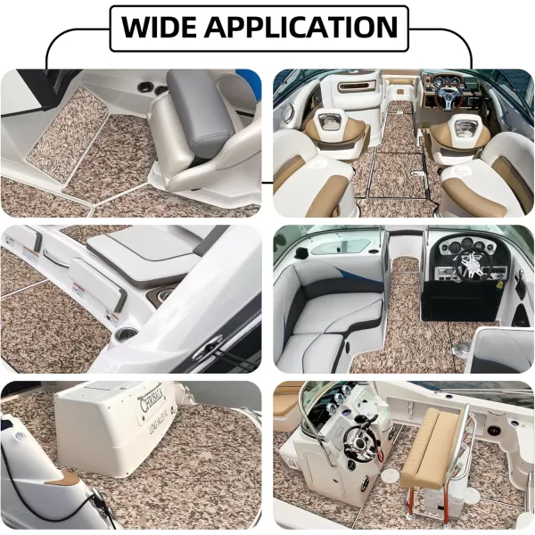 FOCEAN Boat Flooring EVA Foam Boat Decking Marine Flooring Brushed Texture Marine Mats for Boats Yacht Kayak RV 945quot x472quot 236quot157quotGravel Camo