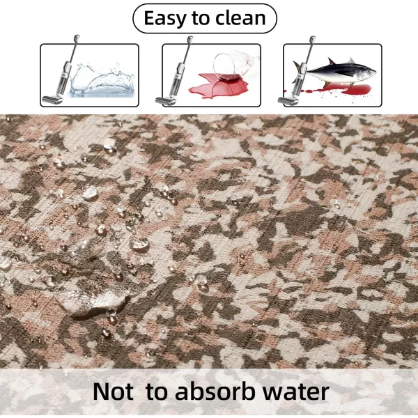 FOCEAN Boat Flooring EVA Foam Boat Decking Marine Flooring Brushed Texture Marine Mats for Boats Yacht Kayak RV 945quot x472quot 236quot157quotGravel Camo
