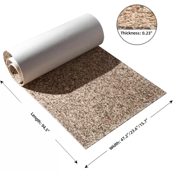 FOCEAN Boat Flooring EVA Foam Boat Decking Marine Flooring Brushed Texture Marine Mats for Boats Yacht Kayak RV 945quot x472quot 236quot157quotGravel Camo
