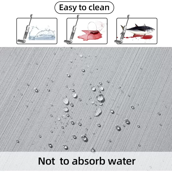 FOCEAN Boat Flooring EVA Foam Boat Decking Marine Flooring Brushed Texture Marine Mats for Boats Yacht Kayak RV 945quot x472quot 236quot157quotGreyBlack Back