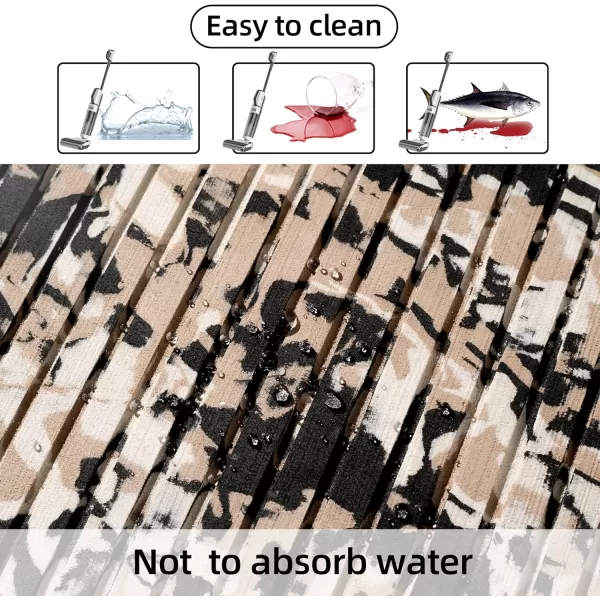 FOCEAN Boat Flooring EVA Foam Boat Decking Marine Flooring Camo Brushed NonSlip SelfAdhesive Marine Mats for Boats Yacht Kayak RV Swimming Pool 945quot x472quot 236quot157quotDesert Camo