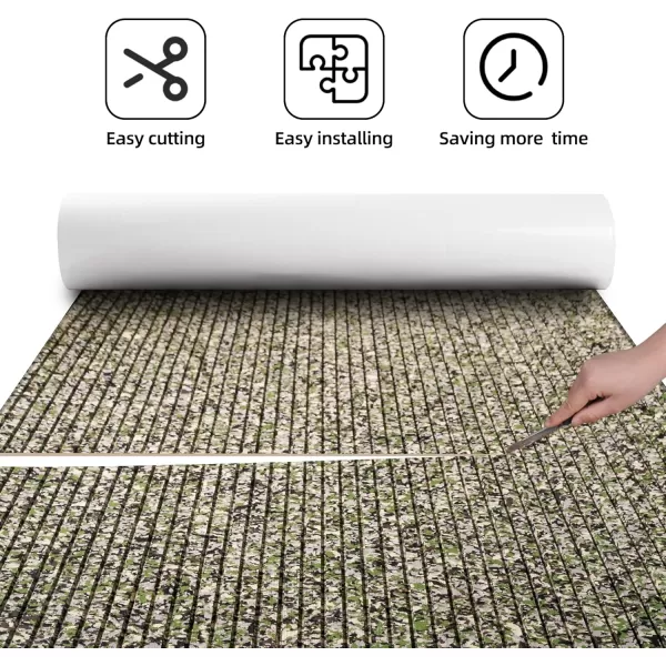 FOCEAN Boat Flooring EVA Foam Boat Decking Marine Flooring Camo Brushed NonSlip SelfAdhesive Marine Mats for Boats Yacht Kayak RV Swimming Pool 945quot x472quot 236quot157quotJungle Camo