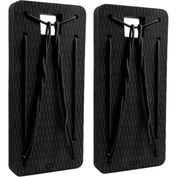 FOCEAN Boat Fender Boat Bumpers Fenders with Ropes EVA Foam Boat Bumpers for Pontoon Boat Bass Boat and Jon Boat 236quotx11quotx24quotBlack
